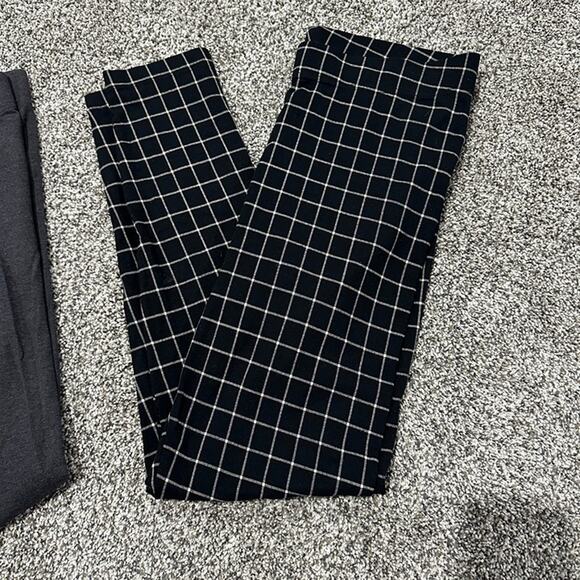 3 Pairs! OLD NAVY - Medium Leggings Pants, Gray, Brown, Plaid - New with Tags! - Picture 2 of 7